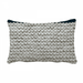 Fabric Flax Knit Gray Throw Pillow Lumbar Insert Cushion Cover Home Decoration