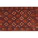 Ahgly Company Indoor Rectangle Traditional Brown Red Southwestern Area Rugs 2 x 5