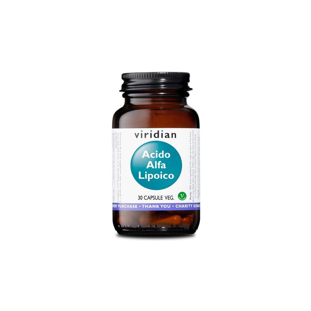 Viridian Acido Alfa Lipoico 30 Capsule Vegetali pz
