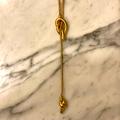 Madewell Jewelry | Madewell Knot Necklace, Brushed Gold, 19in Length | Color: Gold | Size: Os