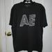American Eagle Outfitters Shirts | Mens Size L American Eagle Black Ae Short Sleeve T-Shirt Shirt | Color: Black/Gray | Size: L