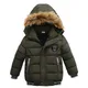 Veste Chaude Épaisse et Coupe-Vent pour Bébé Garçon de 1 à 5 Ans Manteau d'Hiver à la Mode