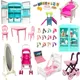 NK-Cintres miroir pour chaussures et lits Barbie meubles de jeu de simulation accessoires de