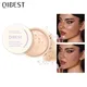 QIBEST poudre de maquillage pour le visage fond de teint lisse poudre pressée correcteur de