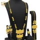 Ensemble de bijoux en perles de couleur africaine ANIID or 24K collier de perles nigérianes bijoux