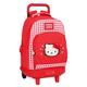 GDE Rucksack/Räder, kompakt, abnehmbar, Hello Kitty "SPRING", rot, Estándar, Casual