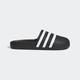 Badesandale ADIDAS ORIGINALS "ADILETTE" Gr. 40,5, schwarz (core black, cloud white, core black) Schuhe Badeschuh Clog Bade-Schuhe