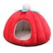Cat Bed Slip Bottom Fully Enclosed Warming Cat Igloo Pet Bed Cat House Hut Kitten Bed Small Pet Bed Hideaway Small Dog Tent Bed M