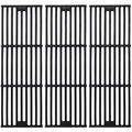 GasSaf 19 3/4 Ã— 6 3/4 Grill Grid Grates Replacement for Chargriller 2121 3001 4000 5050 3725 King Griller 3008 5252 Cast Iron Grill Cooking Grid Grates(3-Pcs)