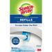 Scotch-Brite Disposable Toilet Scrubber Refills with Built-In Cleaner Scrubs Under the Rim Removes Rust & Hard Water Stains 10 Refills