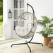Hanging Egg Chair Wicker Rattan Hammock Basket Chair with Stand