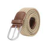 SAYFUT Men s belts Mens Stretch Braided Web Belt Elastic for Casual Golf Hunting Pants Jeans Big & Tall Sizes Length 42