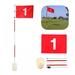 Flags Golf For Putting Green Flagsticks Practice Hole Cup With Flag Golf Pin Flags For Standard Golf Course FYCONE