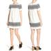 Madewell Dresses | Madewell Xs Cabana Jacquard Shift Dress | Color: Black/White | Size: Xs