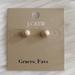 J. Crew Jewelry | J Crew Pinball Stud Gold Earrings Nwt | Color: Gold | Size: Os