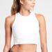 Athleta Tops | Athleta Conscious Crop Workout Top In White Size Xs | Color: White | Size: Xs