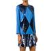 Tory Burch Dresses | New Tory Burch Runway Blue Sequin Long Sleeve Mini Dress | Color: Blue | Size: 8