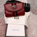 Gucci Bags | Gucci Rajah Mini Leather Shoulder Bag In Red -Authentic | Color: Red | Size: Os