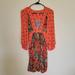 Free People Dresses | Free People Orange Fall Autumn Dress Tunic Shirt Top | Color: Orange/Red | Size: Xs