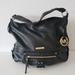 Michael Kors Bags | Michael Kors Austin Leather Large Shoulder Tote Bag Black | Color: Black | Size: Os