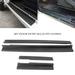 ZS 4pcs Car Front Rear Entry Guards Door Entry Sill Scuff Plate for 2007-2017 Jeep Wrangler JK 4 Doors