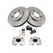 1991 Cadillac DeVille Front Brake Pad Rotor and Caliper Set - TRQ BKA25490