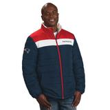 NFL Men's Perfect Game Sherpa Lined Jacket (Size L) New England Patriots, Polyester