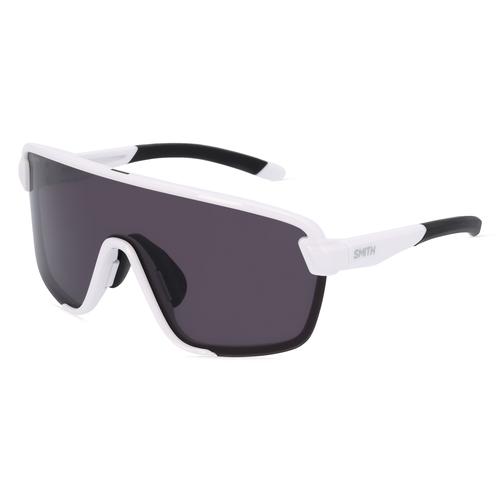 Smith BOBCAT Unisex-Sonnenbrille Vollrand Monoscheibe Kunststoff-Gestell, weiß
