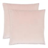 KAF Home Square Velvet Pillow Cover, Set of 2