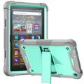 Allytech Kindle Fire HD 8 2022 Case Fire HD 8 Plus Case 12th Generation 2022 Released Rugged Kickstand Shockproof Protective Back Cover Case for Amazon Kindle Fire HD 8/HD 8 Plus 2022 - Green