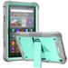 Allytech Kindle Fire HD 8 2022 Case Fire HD 8 Plus Case 12th Generation 2022 Released Rugged Kickstand Shockproof Protective Back Cover Case for Amazon Kindle Fire HD 8/HD 8 Plus 2022 - Green
