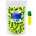 XPRS Nutra Size 00 Empty Capsules - 500 Count Colored Empty Gelatin Capsules - Capsules Express Empty Pill Capsules - DIY Supplement Capsule - Color Gel Caps (Green and Yellow)