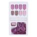 Fake Nails Full Coverage Fake Nails Ladies And Girls 30 Pieces Short With Adhesive Multiple Styles 1Ml Christmas Gifts Abs J
