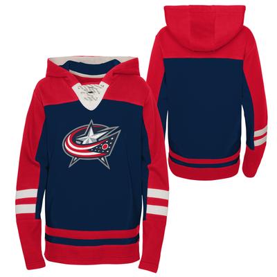 Columbus Blue Jackets Ageless Revisited Pullover Hockey Hoodie – Jugendliche Image