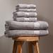 Fabdreams 6 Piece 100% Organic Cotton Towel Set 100% Cotton in Gray | 30 W in | Wayfair FDT700STDG