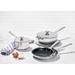 Le Creuset Stainless Steel 6 Piece Cookware Set Non Stick/Stainless Steel in Gray | 10 W in | Wayfair ST00211000001001