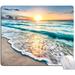 Mouse Pad Beach Sunset Mouse Pad Washable Square Waterproof Cute Mousepad for Gaming Office Laptop Non-Slip Rubber Computer Mouse Pads for Wireless Mouse Personalized Mouse Pads for Desk