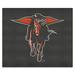 Red 71 x 59.5 x 0.25 in Area Rug - FANMATS Texas Tech Raiders Tailgater Rug Nylon | 71 H x 59.5 W x 0.25 D in | Wayfair 36604