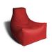 Trule Juniper Premium Faux Leather Classroom Bean Bag Chair Faux Leather/Scratch/Tear Resistant in Red | 28 H x 30 W x 36 D in | Wayfair