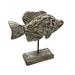 Highland Dunes Figurine Wood in Brown/Gray | 10 H x 10 W x 3 D in | Wayfair 401FFB6D41FB4152BE20F0E37BE280FC