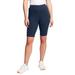 Plus Size Women's Classic Bike Shorts by June+Vie in Navy (Size 30/32)