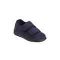 Extra Wide Width Women's The Extra Wide Microbacterial Walking Shoe by Comfortview in Navy (Size 12 WW)