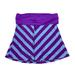 Torrid Skirts | *New Torrid Purple Heather Gray Chevron Stripe Aline Skirt Womens 1 1x 14/16 $35 | Color: Gray/Purple | Size: Torrid Size 1