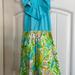 Lilly Pulitzer Dresses | Girls Lilly Pulitzer Elephant Ears Dress Size 8 | Color: Blue/Green | Size: 8g