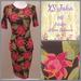 Lularoe Dresses | 3/$50 - Lularoe Julia Dress - Xs - Nwt | Color: Black/Pink | Size: Xs