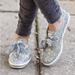 Kate Spade Shoes | Kate Spade X Keds Glitter Bridal Lace Up Sneakers | Color: Silver/White | Size: 6