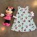 Disney Dresses | Disney Minnie Mouse Jumping Beans Dress & Doll | Color: Blue/Pink | Size: 2tg