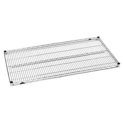 Metro 2136BR Super Erecta Brite Zinc Wire Shelf - 36"W x 21"D, Brite Finish, Silver