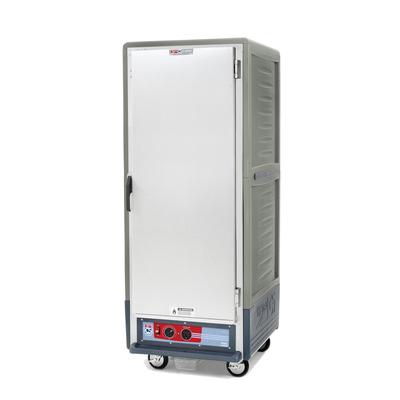 Metro C539-HFS-4-GY Full Height Insulated Mobile Heated Cabinet w/ 18 Pan Capacity, 120v, Wire Slides, Gray