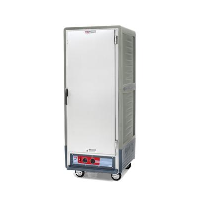 Metro C539-HLFS-L-GY Full Height Insulated Mobile Heated Cabinet w/ 35 Pan Capacity, 120v, Lip Load Slides, Gray